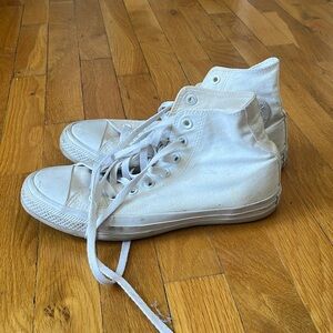 All White Converse